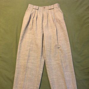 Vintage high waisted wool pants